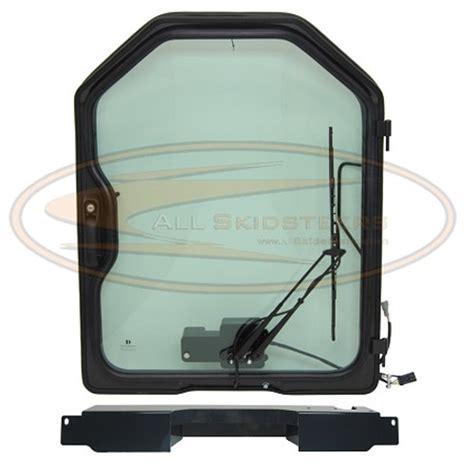 bobcat skid steer door seal|skid steer door glass replacement.